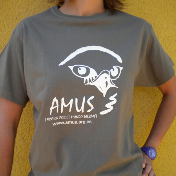 camiseta logo caqui