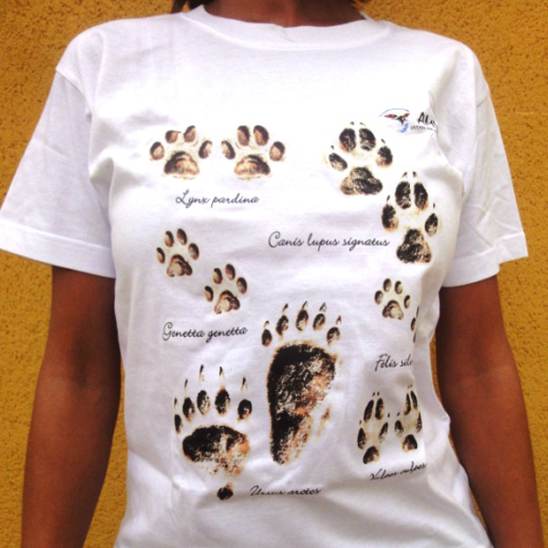 camiseta naturarte huellas