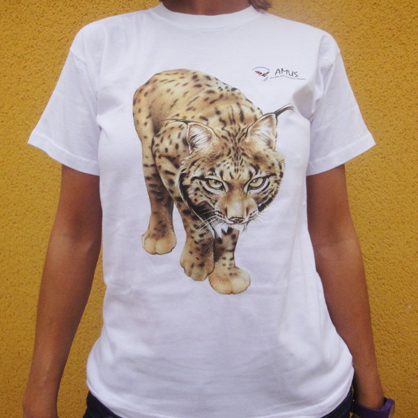 camiseta naturarte niño lince