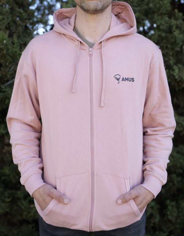 _OSO8193 Sudadera con cremallera y capucha Rosa
