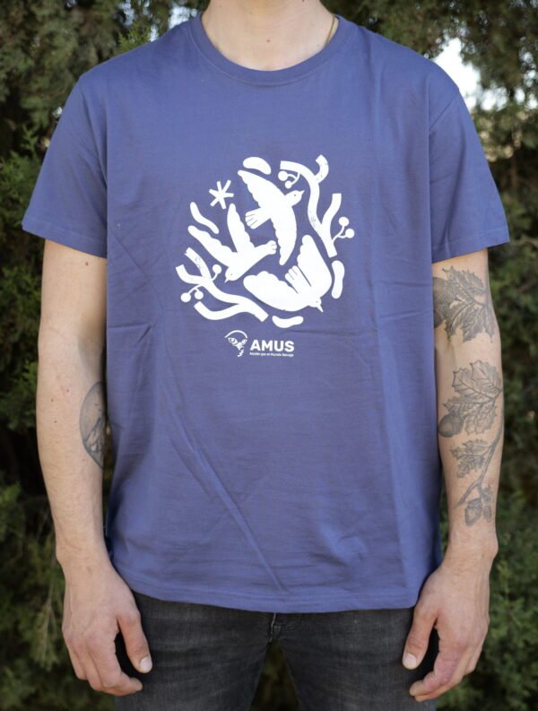 Camiseta Violeta Dibujo AMUS